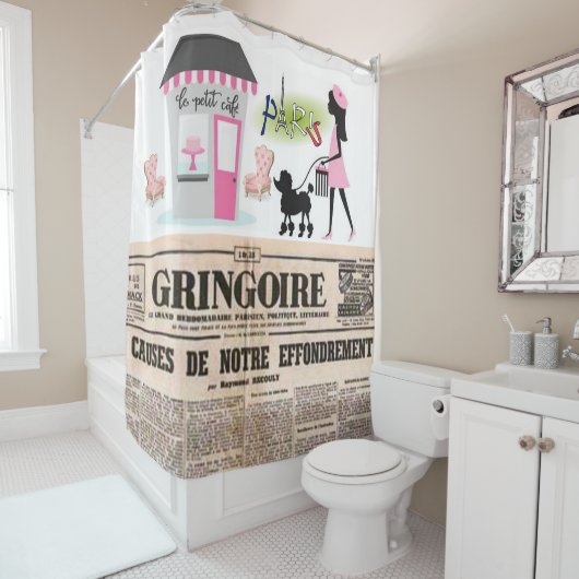 シャワーカーテンパリ シャワーカーテン (インサイチュ)