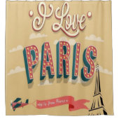 シャワーカーテンパリ シャワーカーテン (正面)