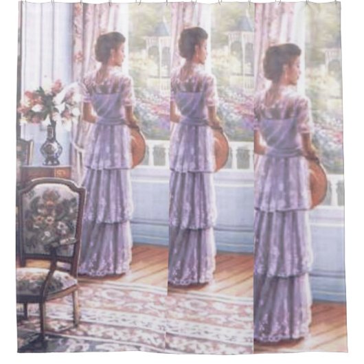 シャワーカーテンビクトリアン シャワーカーテン (正面)