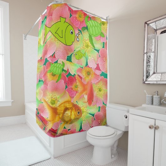 シャワーカーテンフィッシュ シャワーカーテン (インサイチュ)