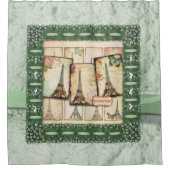 シャワーカーテンフランス シャワーカーテン (正面)