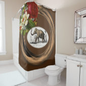 シャワーカーテンフローラ象 シャワーカーテン (インサイチュ)