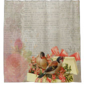 シャワーカーテンフローラ鳥 シャワーカーテン (正面)