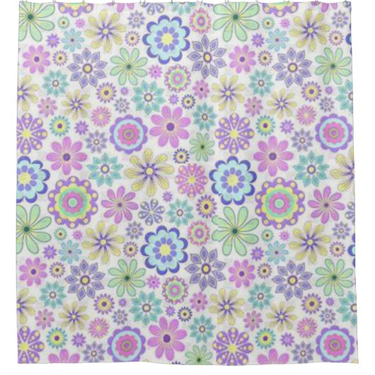 シャワーカーテンフローラ シャワーカーテン (正面)