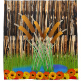 シャワーカーテンフローラ シャワーカーテン (正面)