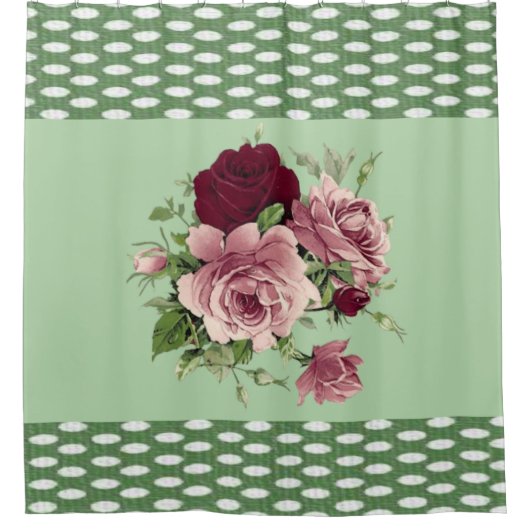 シャワーカーテンフローラ シャワーカーテン (正面)