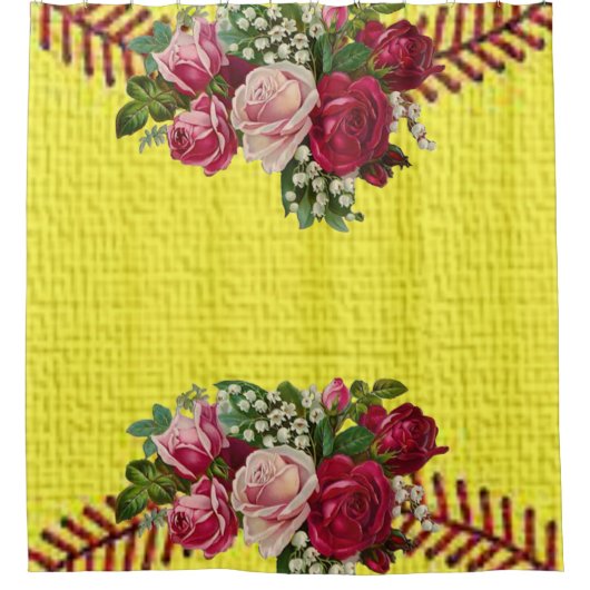 シャワーカーテンフローラ シャワーカーテン (正面)