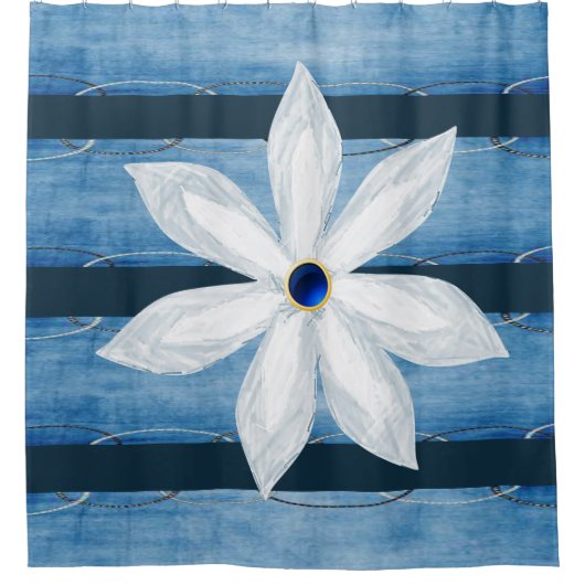 シャワーカーテンフローラ シャワーカーテン (正面)