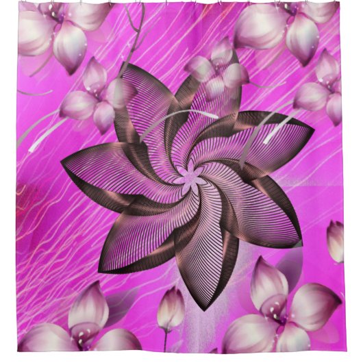 シャワーカーテンフローラ シャワーカーテン (正面)