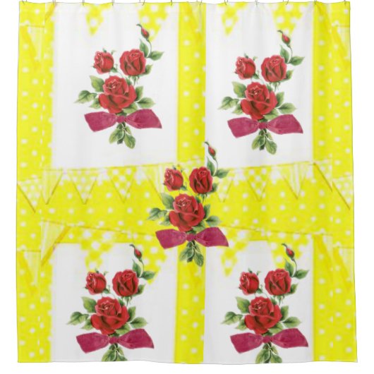 シャワーカーテンフローラ シャワーカーテン (正面)