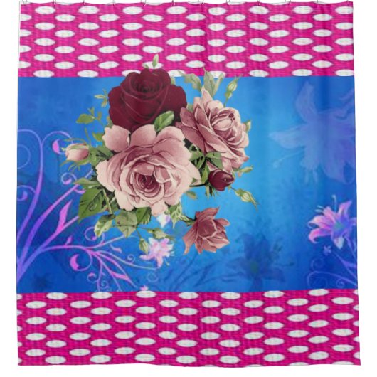 シャワーカーテンフローラ シャワーカーテン (正面)