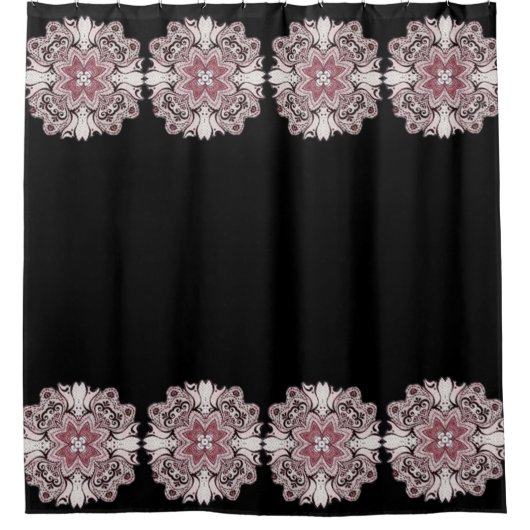 シャワーカーテンフローラ シャワーカーテン (正面)