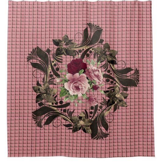 シャワーカーテンフローラ シャワーカーテン (正面)