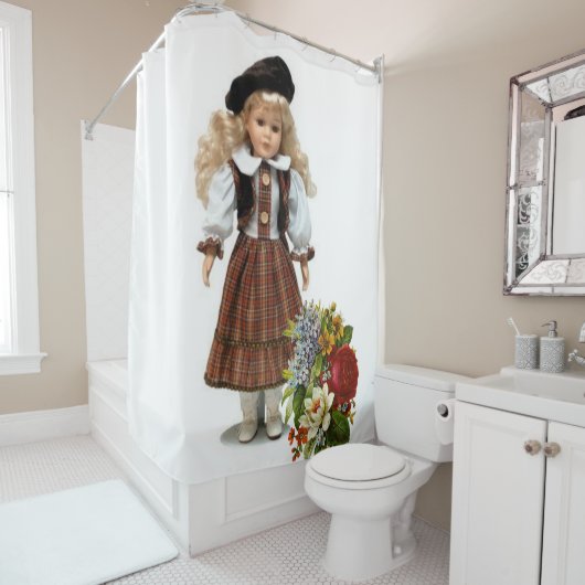 シャワーカーテンフローラ ビクトリアン シャワーカーテン (インサイチュ)