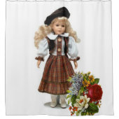 シャワーカーテンフローラ ビクトリアン シャワーカーテン (正面)