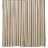 シャワーカーテンブラウンは縞で飾ります シャワーカーテン (正面)