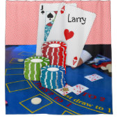 シャワーカーテンブラックジャック シャワーカーテン (正面)