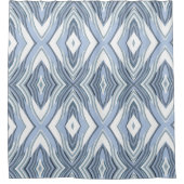 シャワーカーテンブルー シャワーカーテン (正面)