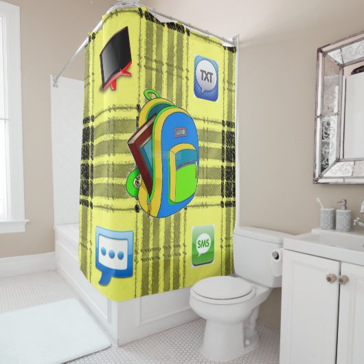 シャワーカーテンプレイド シャワーカーテン (インサイチュ)