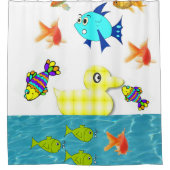 シャワーカーテンプレイド シャワーカーテン (正面)