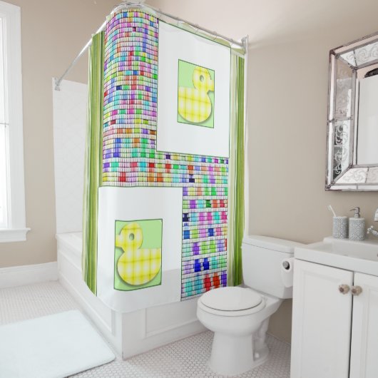 シャワーカーテンプレイド シャワーカーテン (インサイチュ)