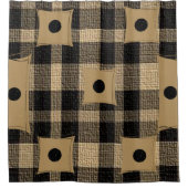 シャワーカーテンプレイド シャワーカーテン (正面)