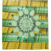 シャワーカーテンプレイド シャワーカーテン (正面)