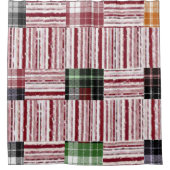 シャワーカーテンプレイド シャワーカーテン (正面)