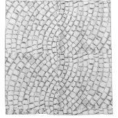 シャワーカーテンホワイトペーバー シャワーカーテン (正面)