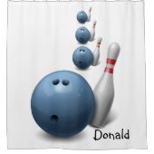 シャワーカーテンボーリング シャワーカーテン (正面)