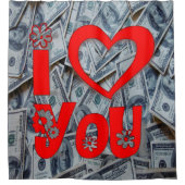 シャワーカーテンマネー シャワーカーテン (正面)