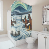 シャワーカーテンモダン- & Functional シャワーカーテン (インサイチュ)