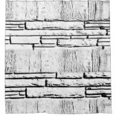 シャワーカーテンレンガ シャワーカーテン (正面)