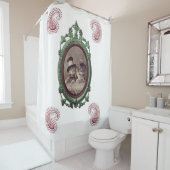 シャワーカーテンヴィンテージ猫 シャワーカーテン (インサイチュ)