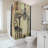 シャワーカーテンヴィンテージ シャワーカーテン (インサイチュ)