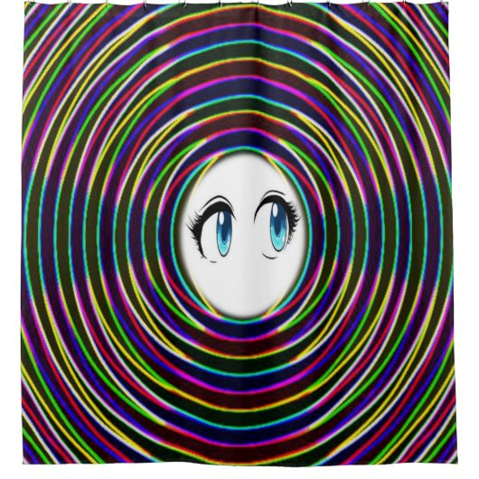 シャワーカーテン円形 シャワーカーテン (正面)