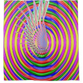 シャワーカーテン円形 シャワーカーテン (正面)