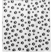 シャワーカーテン前足キャットドッグパピーキットン シャワーカーテン (正面)