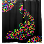 シャワーカーテン孔雀 シャワーカーテン (正面)