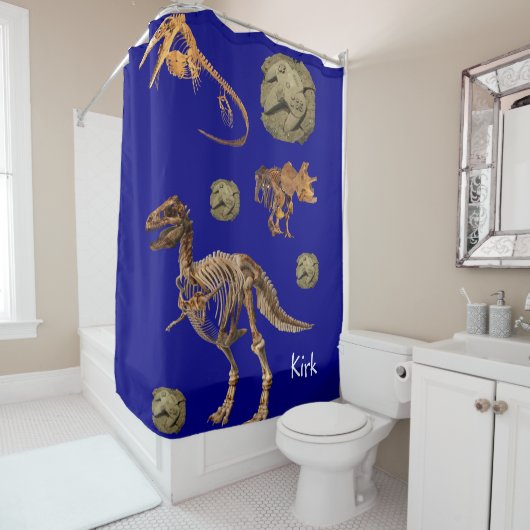 シャワーカーテン恐竜 シャワーカーテン (インサイチュ)