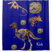 シャワーカーテン恐竜 シャワーカーテン (正面)