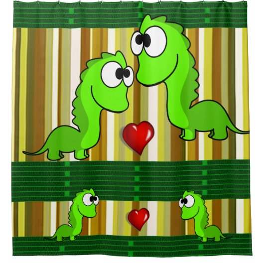 シャワーカーテン恐竜 シャワーカーテン (正面)