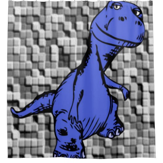 シャワーカーテン恐竜 シャワーカーテン (正面)