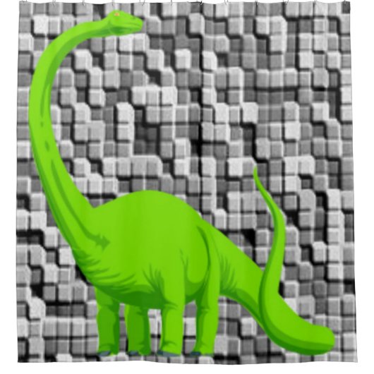 シャワーカーテン恐竜 シャワーカーテン (正面)