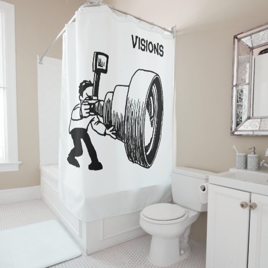 シャワーカーテン撮影 シャワーカーテン (インサイチュ)