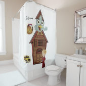 シャワーカーテン新学期先生バス シャワーカーテン (インサイチュ)