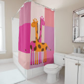 シャワーカーテン母の日キリン シャワーカーテン (インサイチュ)