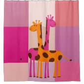 シャワーカーテン母の日キリン シャワーカーテン (正面)