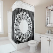 シャワーカーテン水玉模様 シャワーカーテン (インサイチュ)