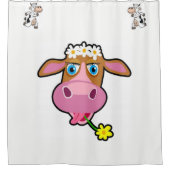 シャワーカーテン牛 シャワーカーテン (正面)